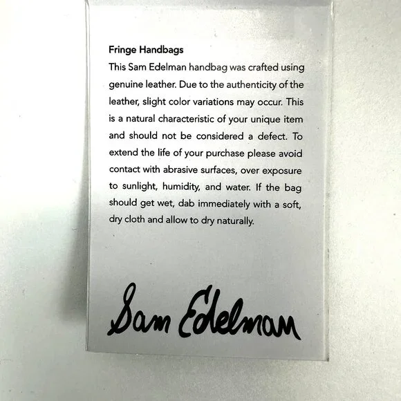 Sam Edelman Fifi Fringed Mini Bucket Crossbody - Picture 13 of 15